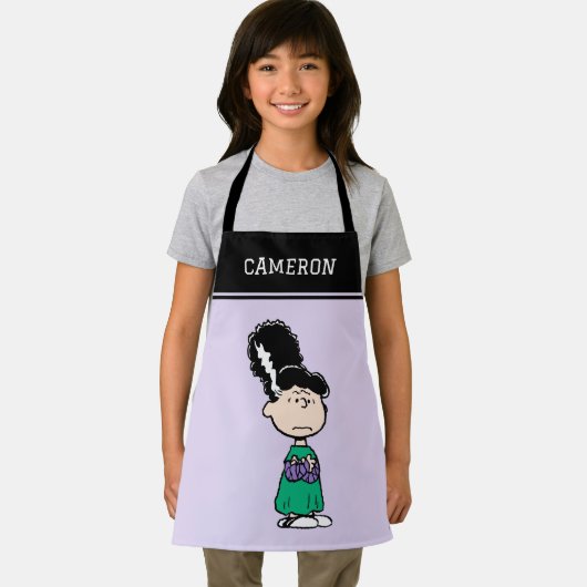 Peanuts Lucy Bruid Van Frankenstein Halloween Schort (Insitu)