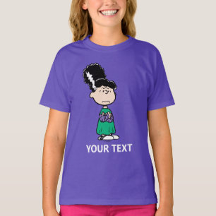 Peanuts Lucy Bruid van Frankenstein Halloween T-shirt