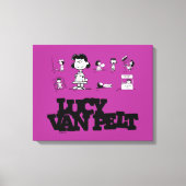 Peanuts | Lucy Canvas Afdruk (Voorkant)