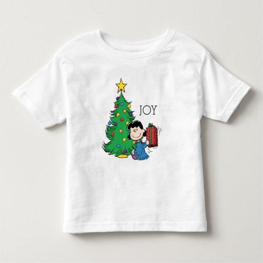 Peanuts | Lucy Christmas Tree Kinder Shirts (Voorkant)