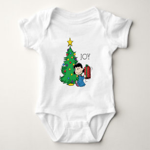 Peanuts Lucy Christmas Tree Romper