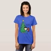 Peanuts | Lucy Christmas Tree T-shirt (Voorkant volledig)