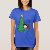 Peanuts | Lucy Christmas Tree T-shirt (Voorkant)