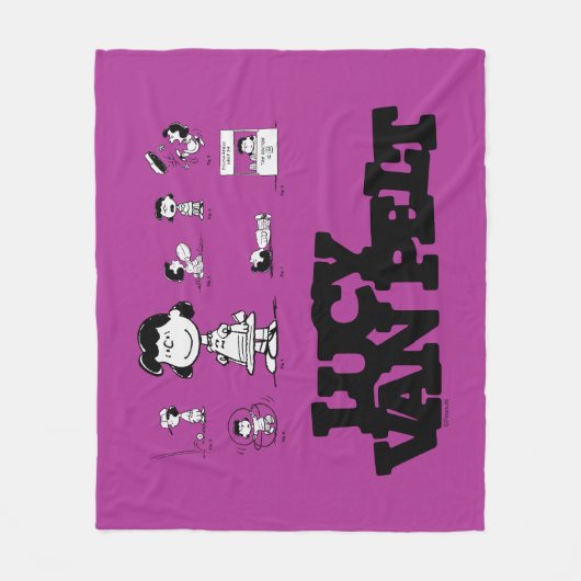 Peanuts | Lucy Fleece Deken (Voorkant)