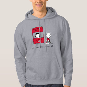 Peanuts Lucy geeft Charlie Brown advies Hoodie
