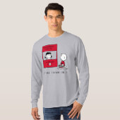 Peanuts | Lucy geeft Charlie Brown advies T-shirt (Voorkant volledig)