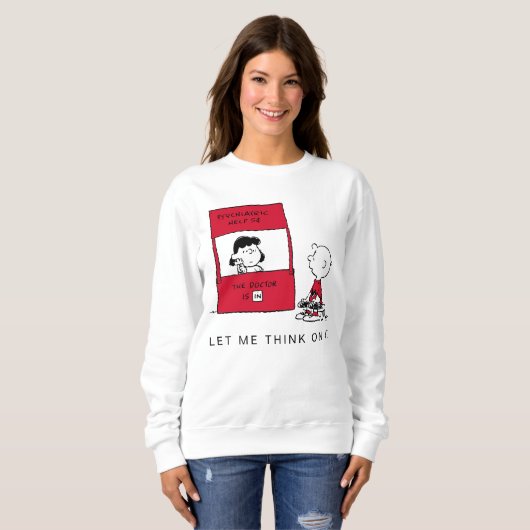 Peanuts | Lucy geeft Charlie Brown advies Trui (Voorkant volledig)