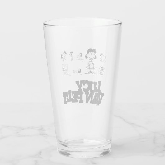 Peanuts | Lucy Glas (Achterkant)