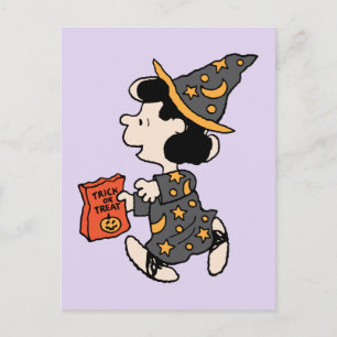 Peanuts Lucy Heksenkostuum Halloween Briefkaart