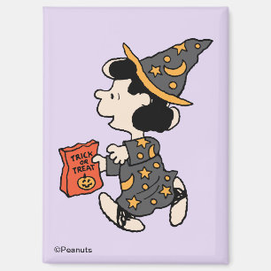 Peanuts Lucy Heksenkostuum Halloween Magneet