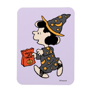 Peanuts Lucy Heksenkostuum Halloween Magneet