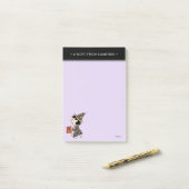 Peanuts Lucy Heksenkostuum Halloween Post-it® Notes (Op bureau)