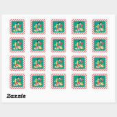 Peanuts | Lucy hoe meer hoe beter Vierkante Sticker (Vel)
