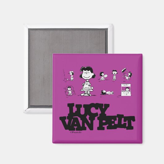 Peanuts | Lucy Magneet (Voorkant / Achterkant)