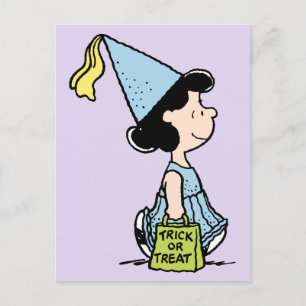 Peanuts Lucy Prinses Kostuum Halloween Briefkaart