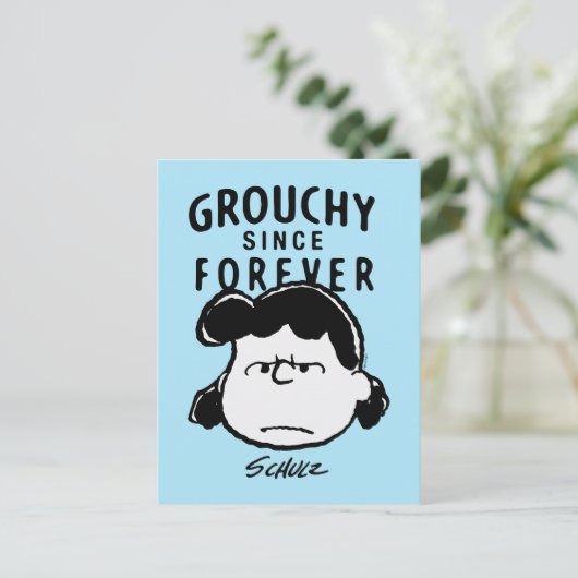 Peanuts | Lucy Sinds eeuwig Briefkaart (Staand voorkant)