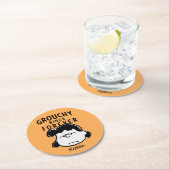 Peanuts | Lucy Sinds eeuwig Ronde Kartonnen Onderzetter (Insitu)