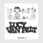Peanuts | Lucy Sticker (Vel)