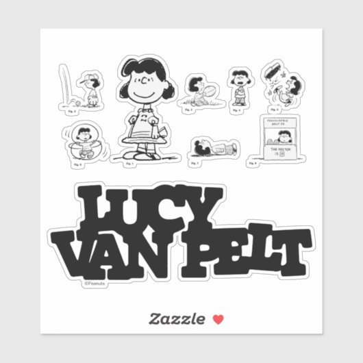 Peanuts | Lucy Sticker (Vel)