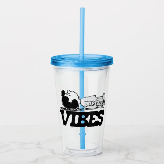 Peanuts | Lucy Vibes Acryl Drinkbeker (Voorkant)