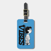 Peanuts | Lucy Vibes Bagagelabel (Voorkant verticaal)