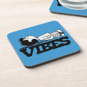 Peanuts | Lucy Vibes Bier Onderzetter (Linkerzijde)