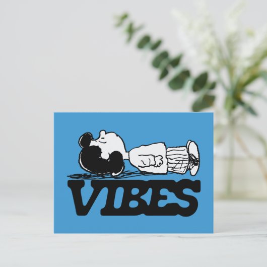 Peanuts | Lucy Vibes Briefkaart (Staand voorkant)