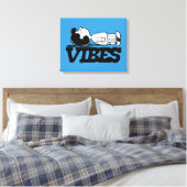 Peanuts | Lucy Vibes Canvas Afdruk (Insitu (Slaapkamer))