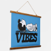 Peanuts | Lucy Vibes Hangend Wandkleed (Gebogen)