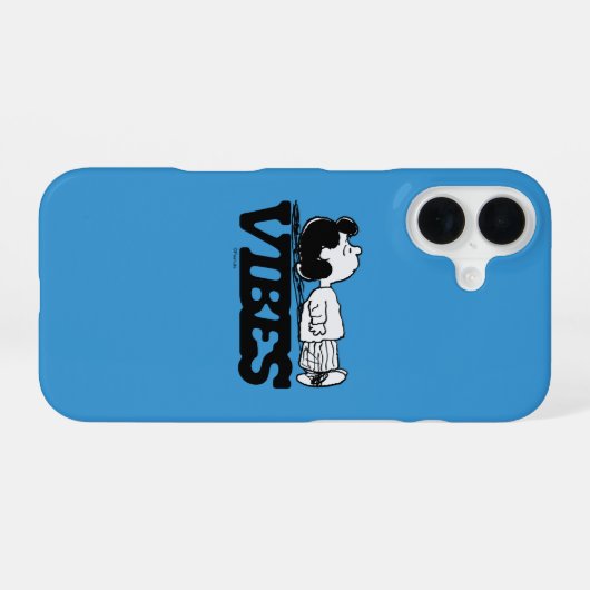Peanuts | Lucy Vibes iPhone 16 Hoesje (Achterkant horizontaal)