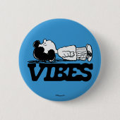 Peanuts | Lucy Vibes Ronde Button 5,7 Cm (Voorkant)