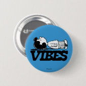 Peanuts | Lucy Vibes Ronde Button 5,7 Cm (Voorkant /achterkant)