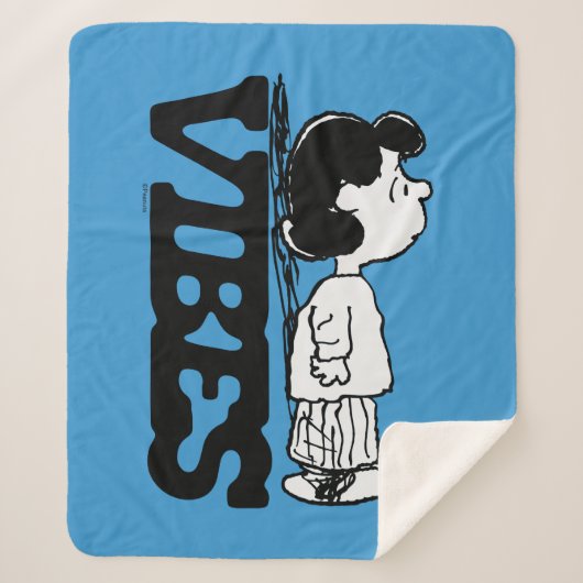 Peanuts | Lucy Vibes Sherpa Deken (Voorkant)