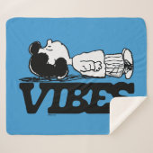 Peanuts | Lucy Vibes Sherpa Deken (Voorkant (horizontaal))