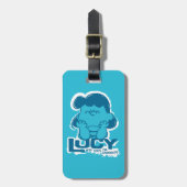 Peanuts | Lucy Wie zegt dat ik Crabby ben? Bagagelabel (Voorkant verticaal)