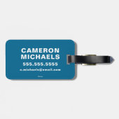 Peanuts | Lucy Wie zegt dat ik Crabby ben? Bagagelabel (Achterkant horizontaal)