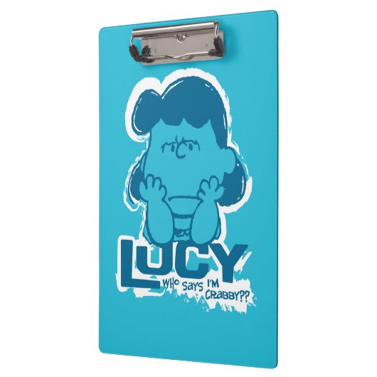 Peanuts | Lucy Wie zegt dat ik Crabby ben? Klembord (Links)