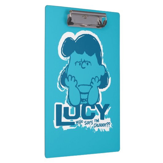 Peanuts | Lucy Wie zegt dat ik Crabby ben? Klembord (Rechts)