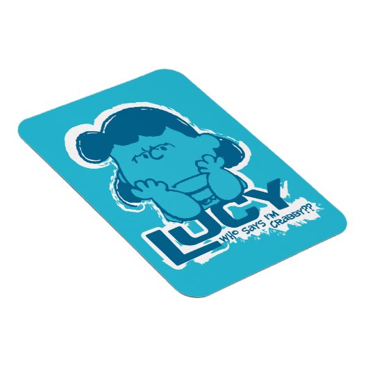 Peanuts | Lucy Wie zegt dat ik Crabby ben? Magneet (Rechterzijde)