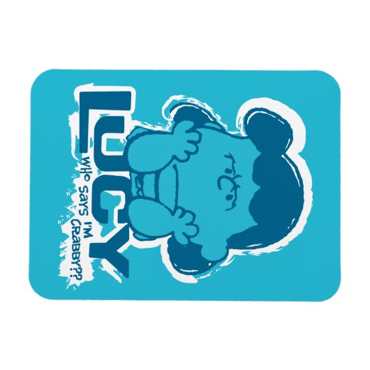 Peanuts | Lucy Wie zegt dat ik Crabby ben? Magneet (Horizontaal)