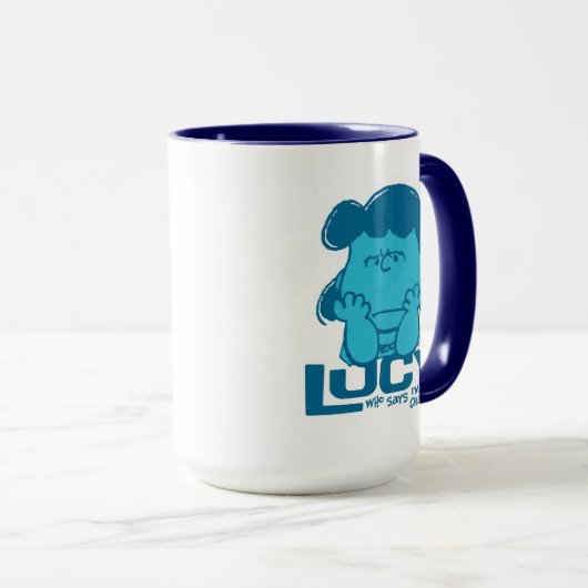 Peanuts | Lucy Wie zegt dat ik Crabby ben? Mok (Voorkant rechts)