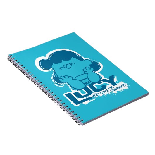 Peanuts | Lucy Wie zegt dat ik Crabby ben? Notitieboek (Rechterzijde)