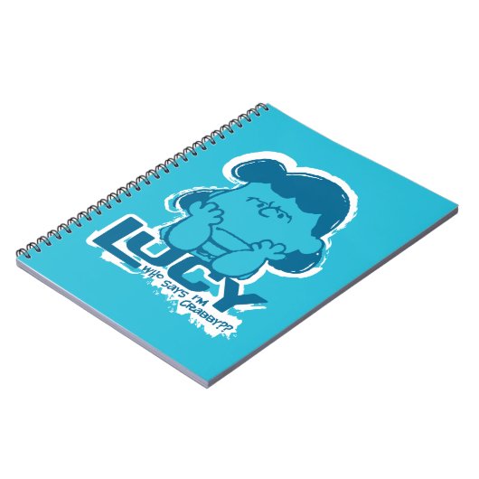 Peanuts | Lucy Wie zegt dat ik Crabby ben? Notitieboek (Linkerzijde)