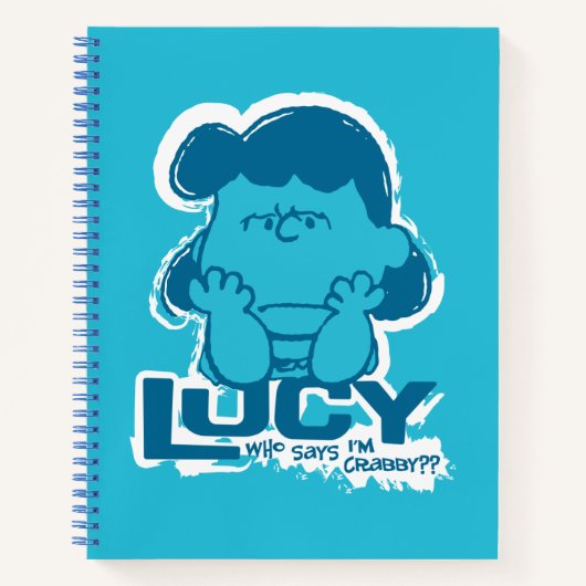 Peanuts | Lucy Wie zegt dat ik Crabby ben? Notitieboek (Voorkant)