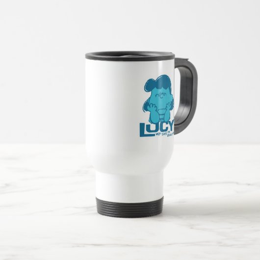 Peanuts | Lucy Wie zegt dat ik Crabby ben? Reisbeker (Voorkant rechts)