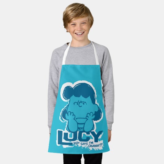 Peanuts | Lucy Wie zegt dat ik Crabby ben? Schort (Gedragen)