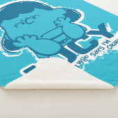 Peanuts | Lucy Wie zegt dat ik Crabby ben? Sherpa Deken (3/4)