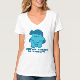 Peanuts Lucy Wie zegt dat ik Crabby ben? T-shirt
