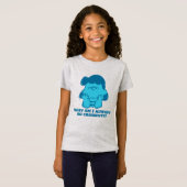Peanuts | Lucy Wie zegt dat ik Crabby ben? T-shirt (Voorkant volledig)