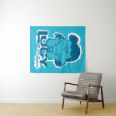 Peanuts | Lucy Wie zegt dat ik Crabby ben? Wandkleed (In Situ (horizontaal))